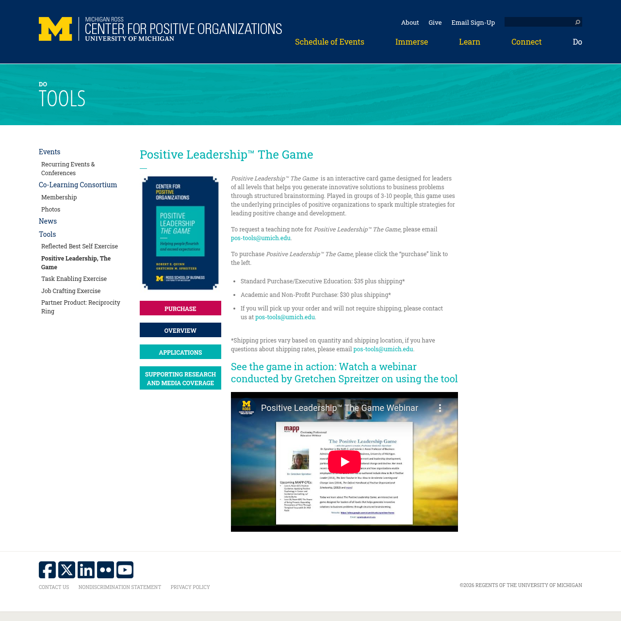 Positive Leadership Game