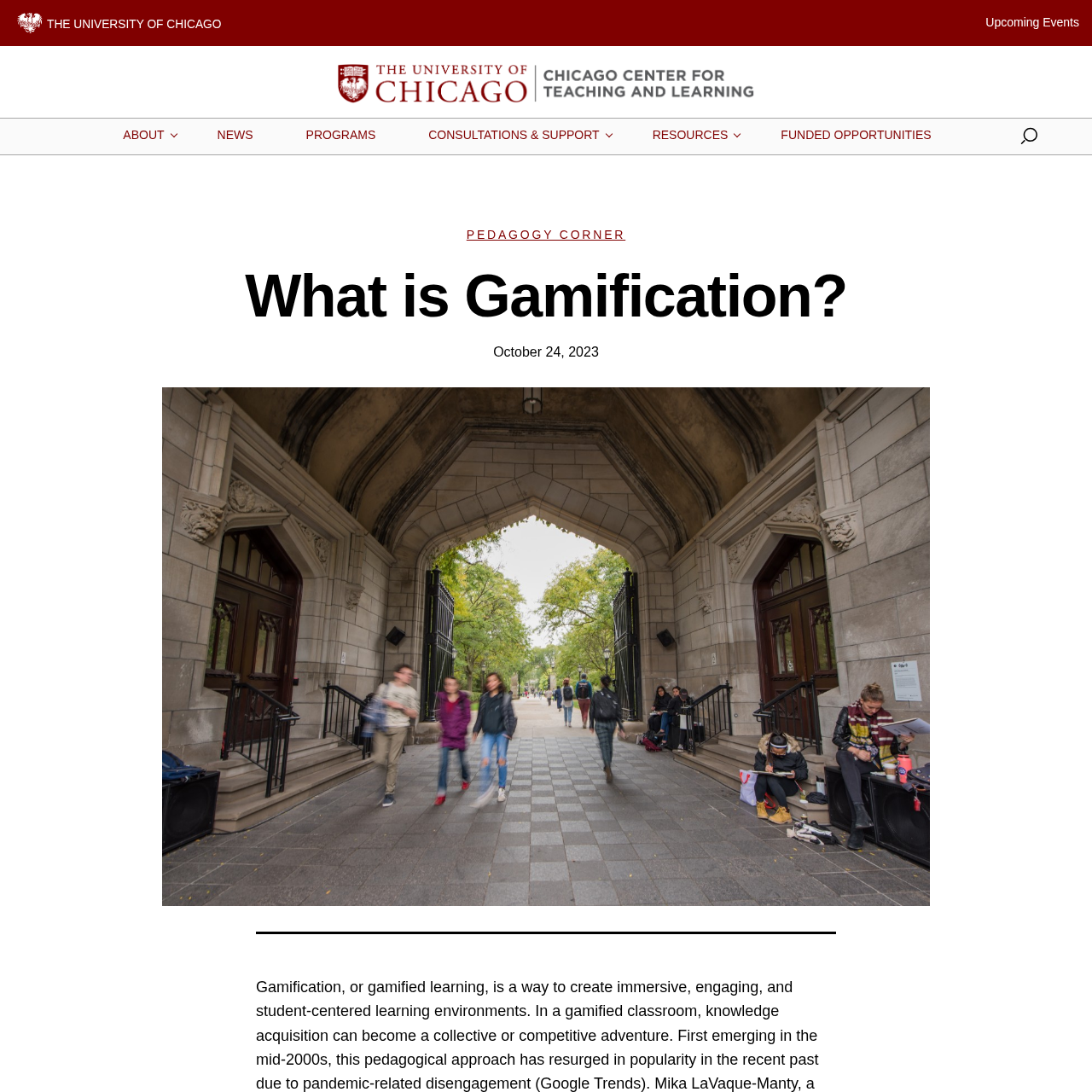 UChicago Center for Teaching and Learning