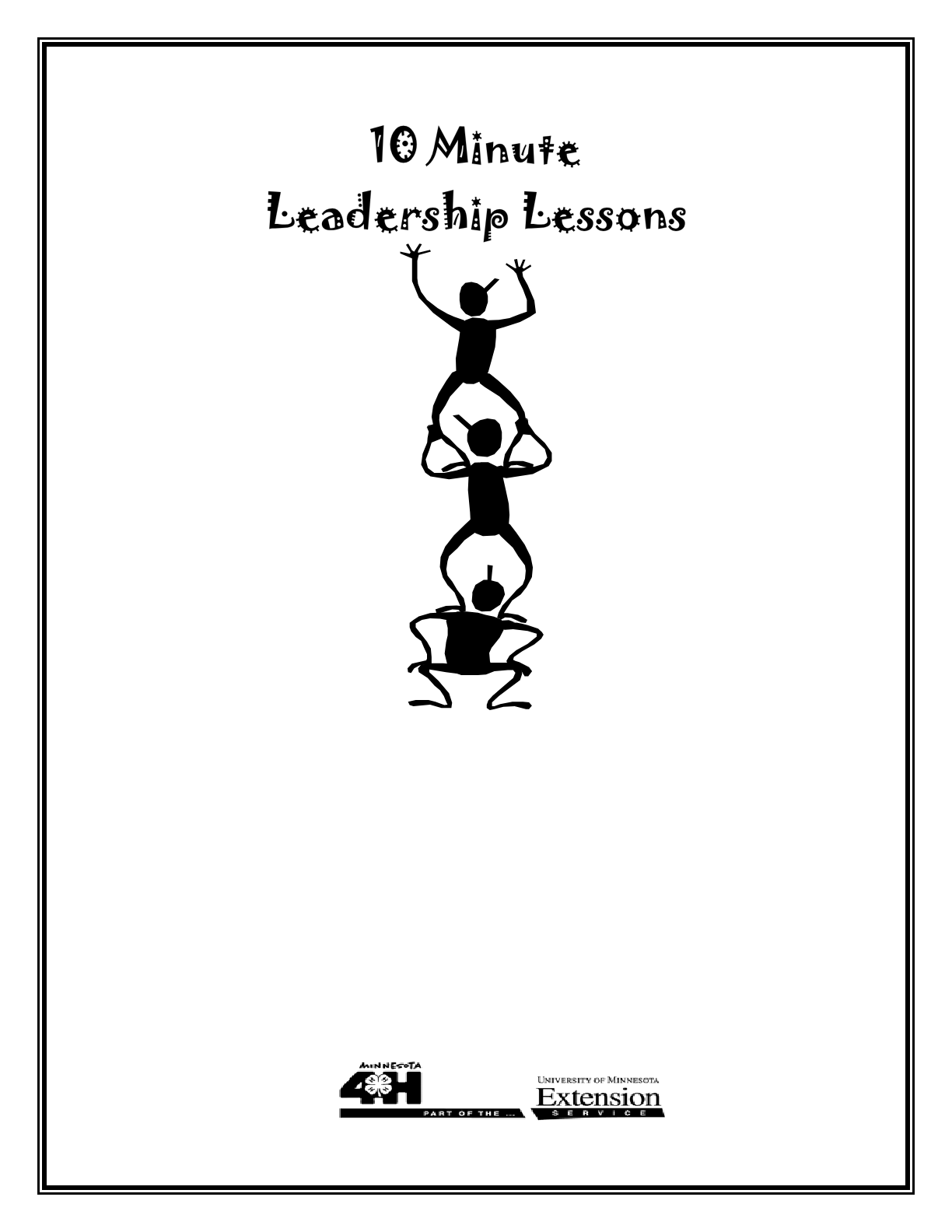 10 Minute Leadership Lessons interface
