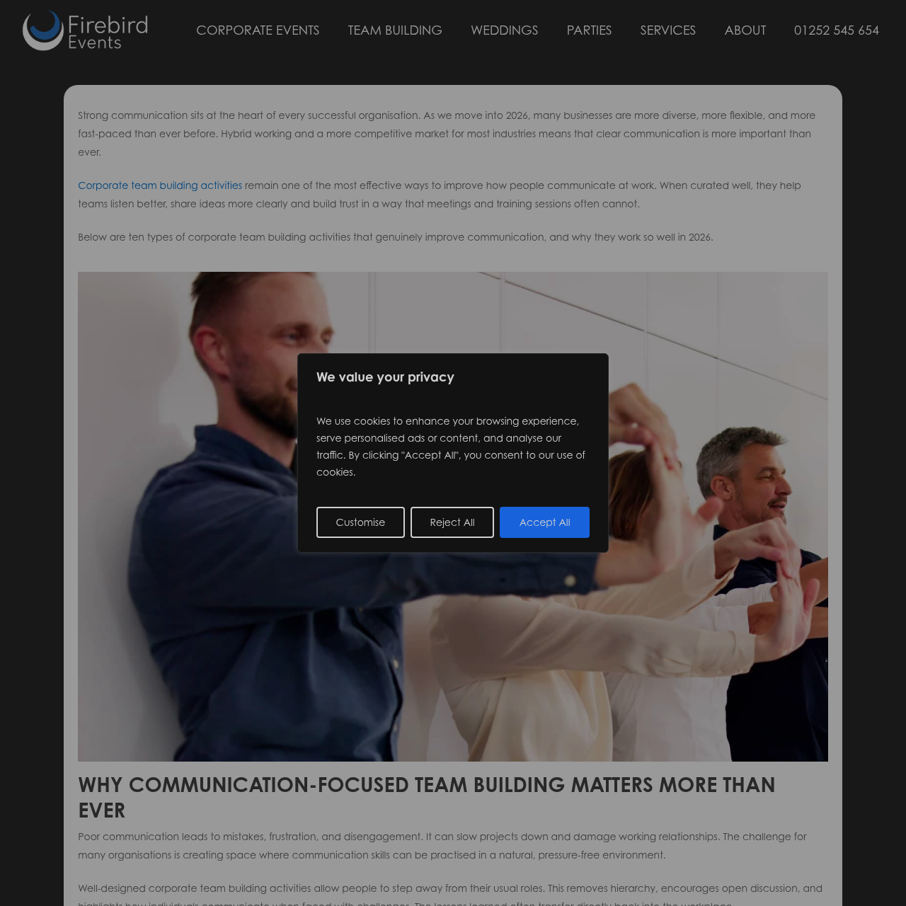 10 Corporate Team Building Activities To Improve Communication in 2026 interface