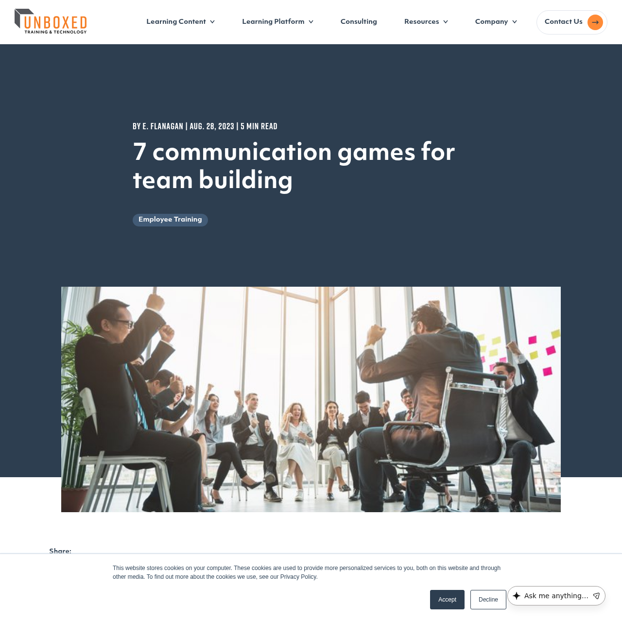 Activities to improve communication skills in the workplace interface