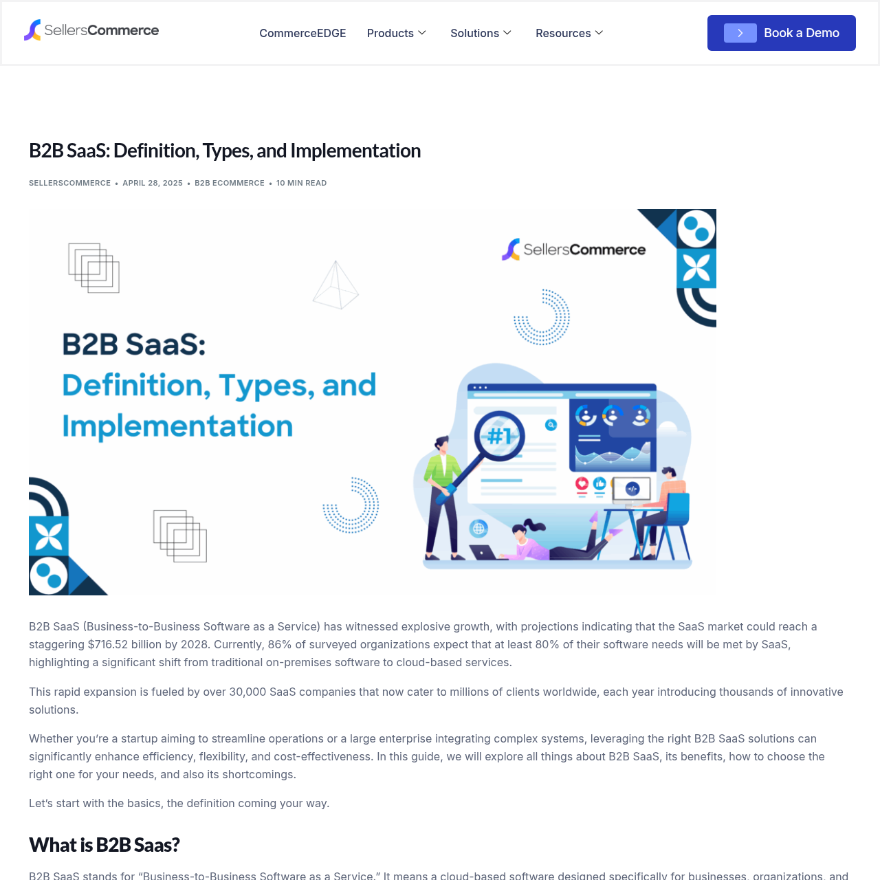 SellersCommerce CommerceEDGE platform