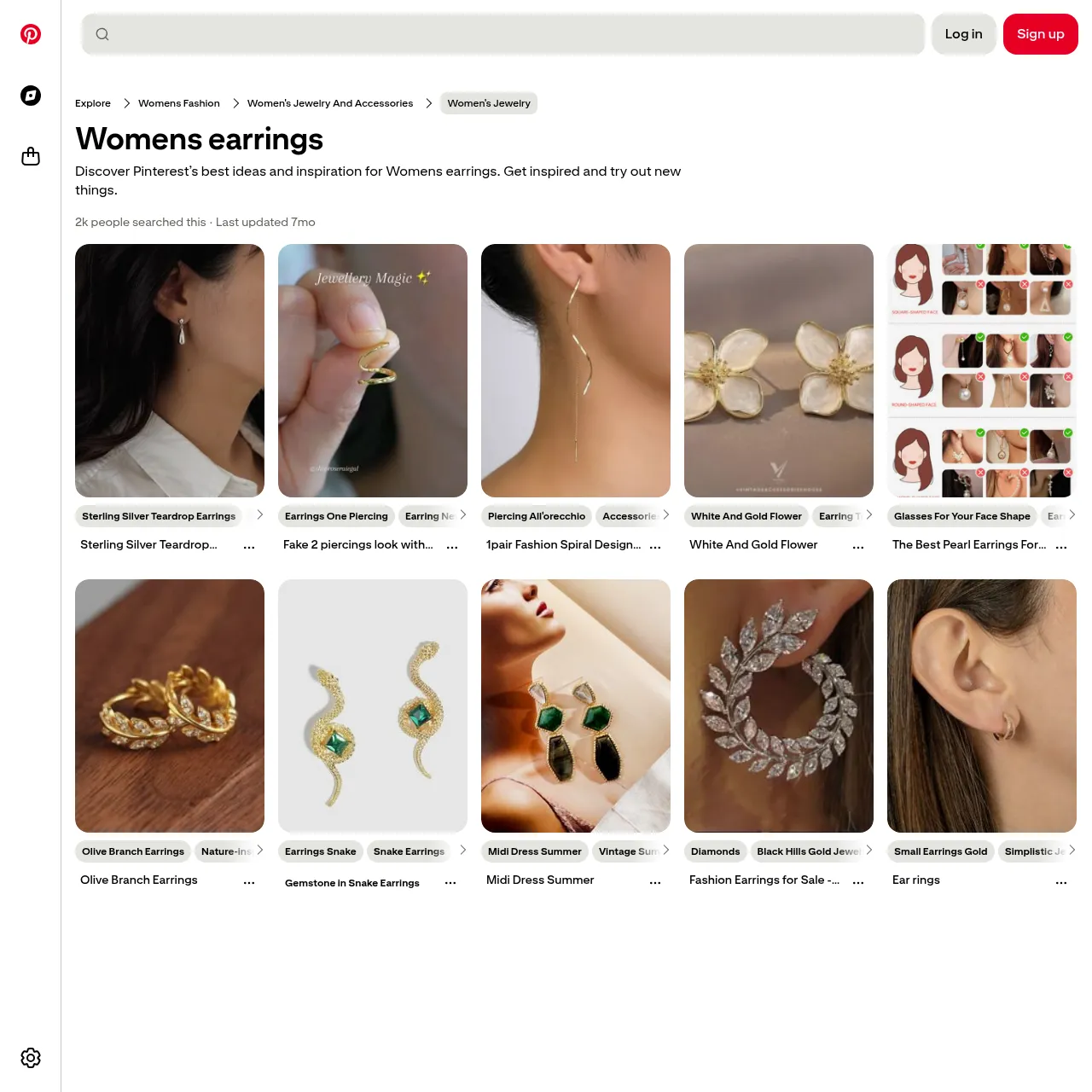 Pinterest Women's Earrings Ideas