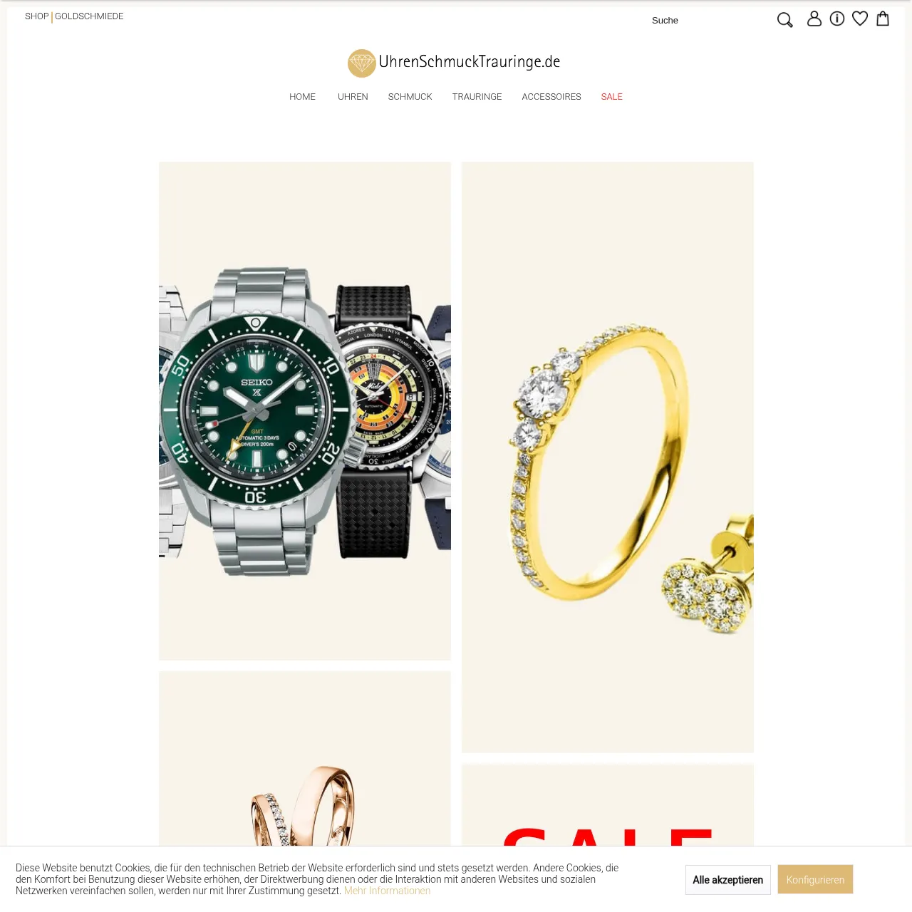 UhrenSchmuckTrauringe.de – Juwelier Ersay Onlineshop