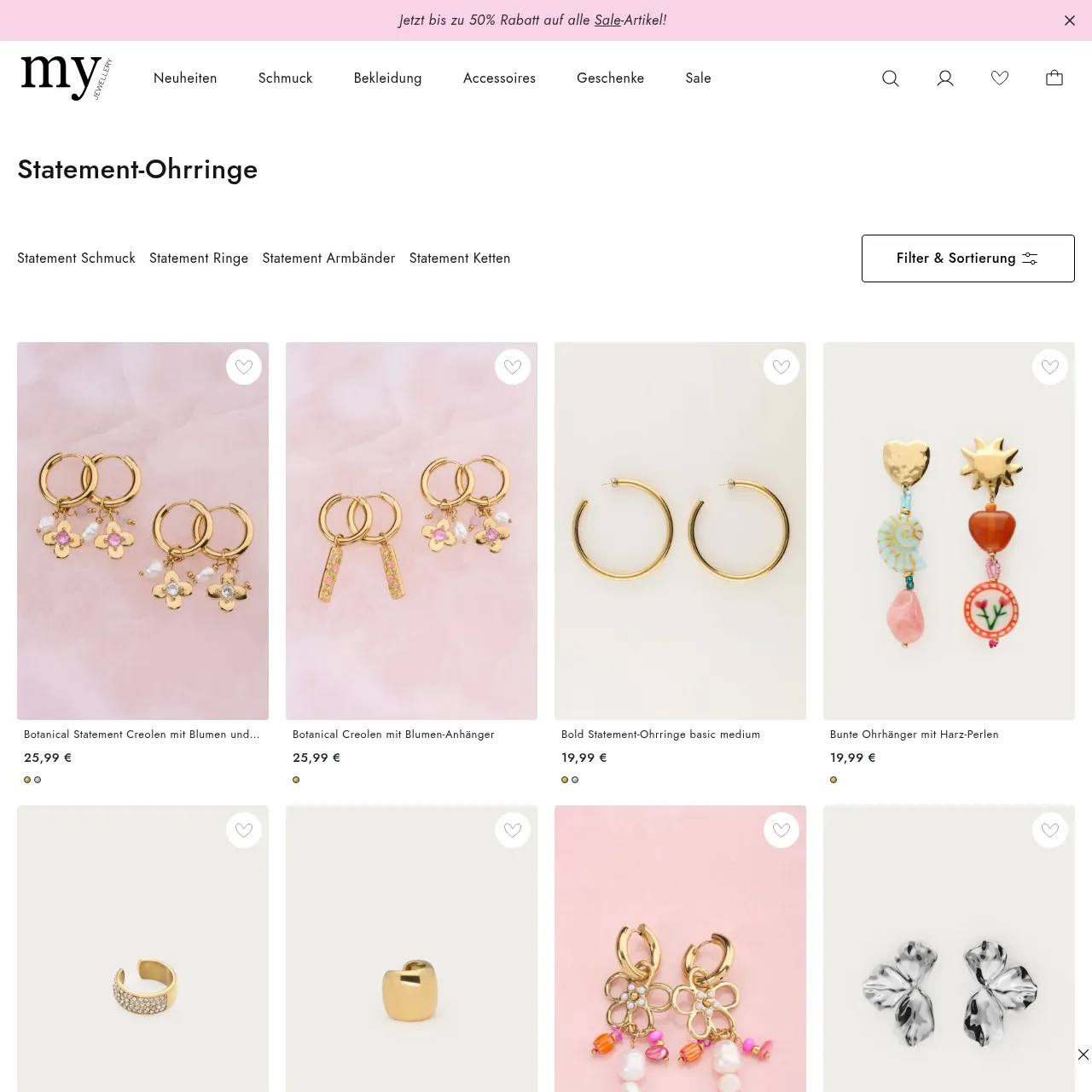 Statement-Ohrringe My Jewellery Kategorie