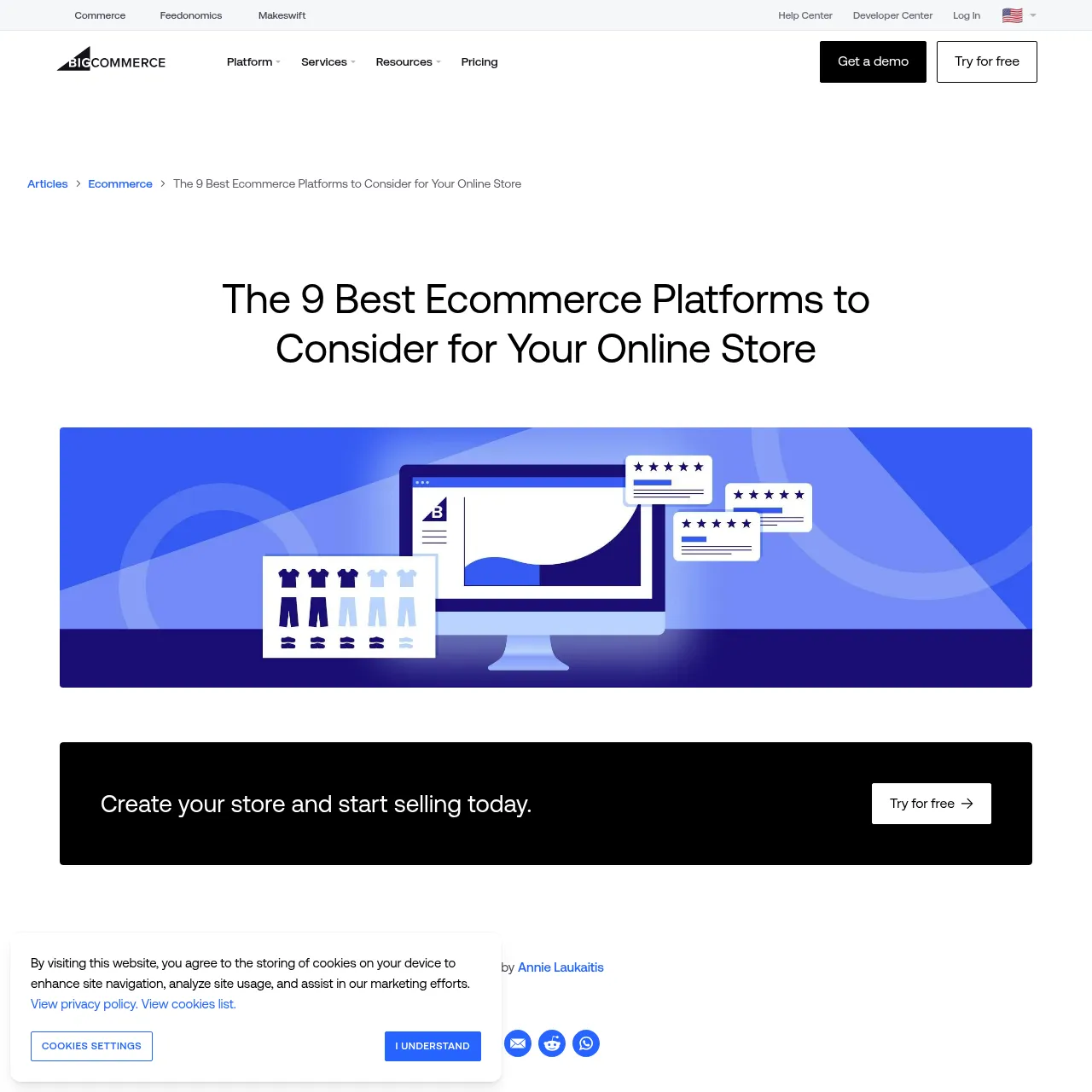 BigCommerce平台比较文章