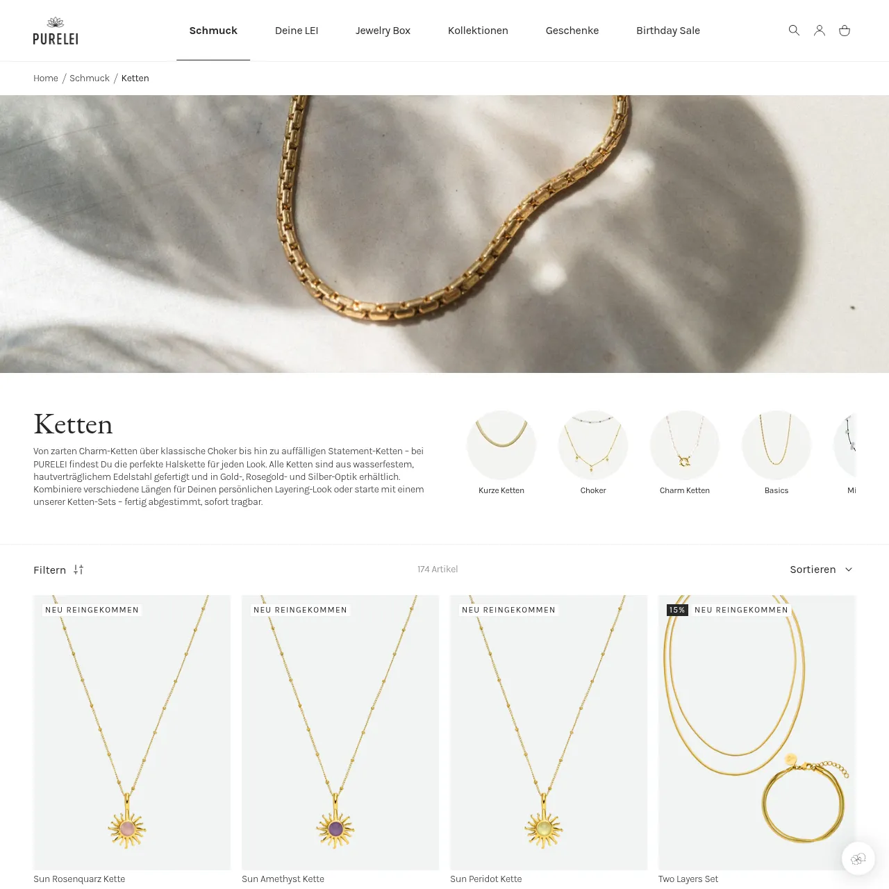 PURELEI Ketten Necklace Collection
