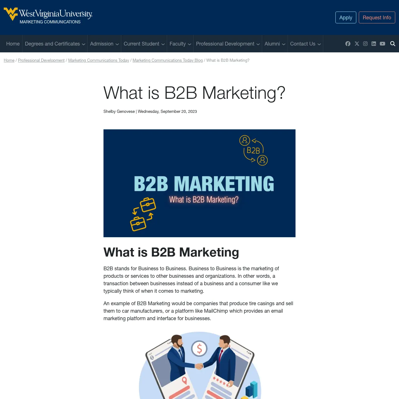WVU Marketing Communications Blog