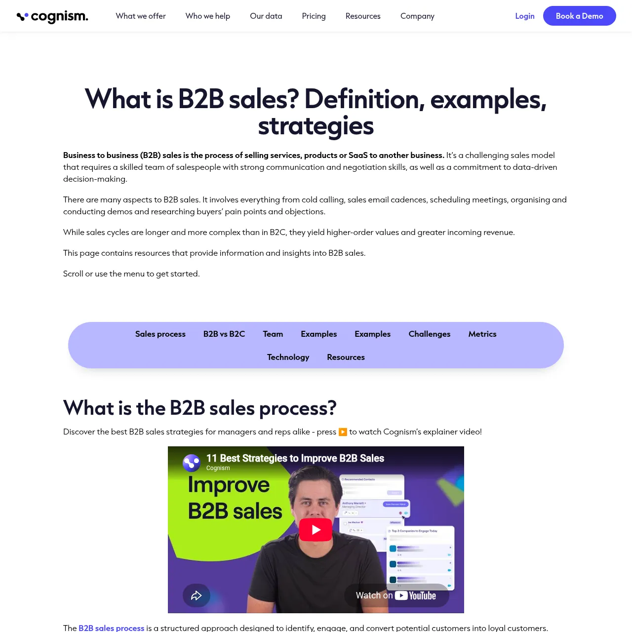 Cognism Sales Intelligence Platform interface