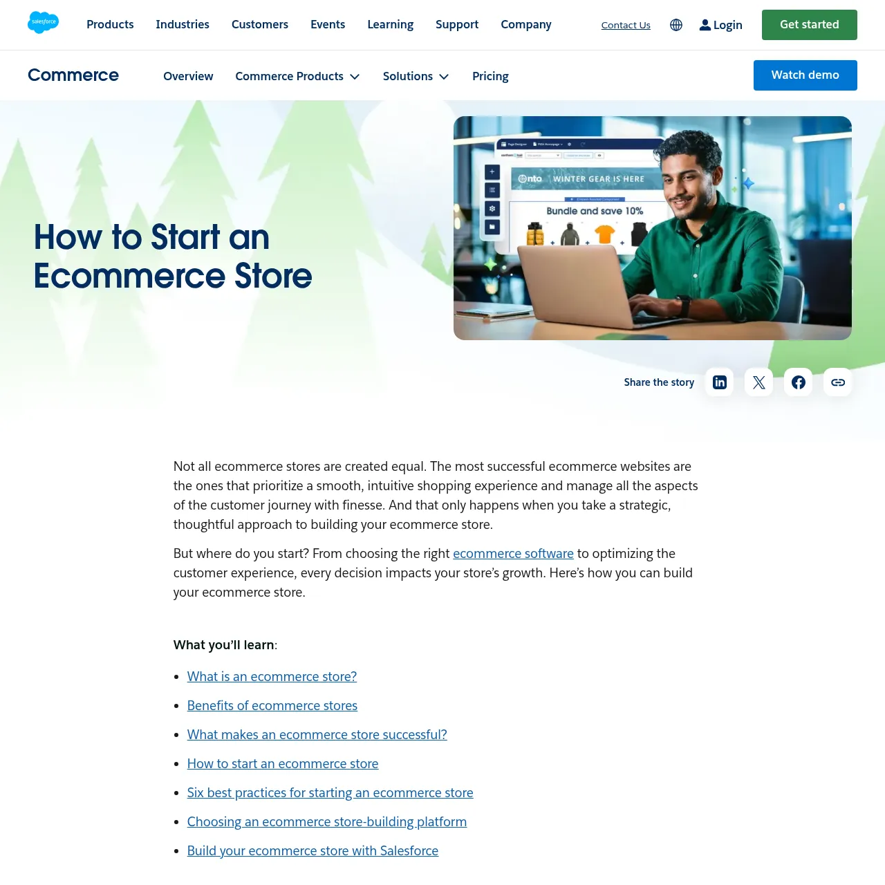 Salesforce Commerce Cloud – Online Store Platform