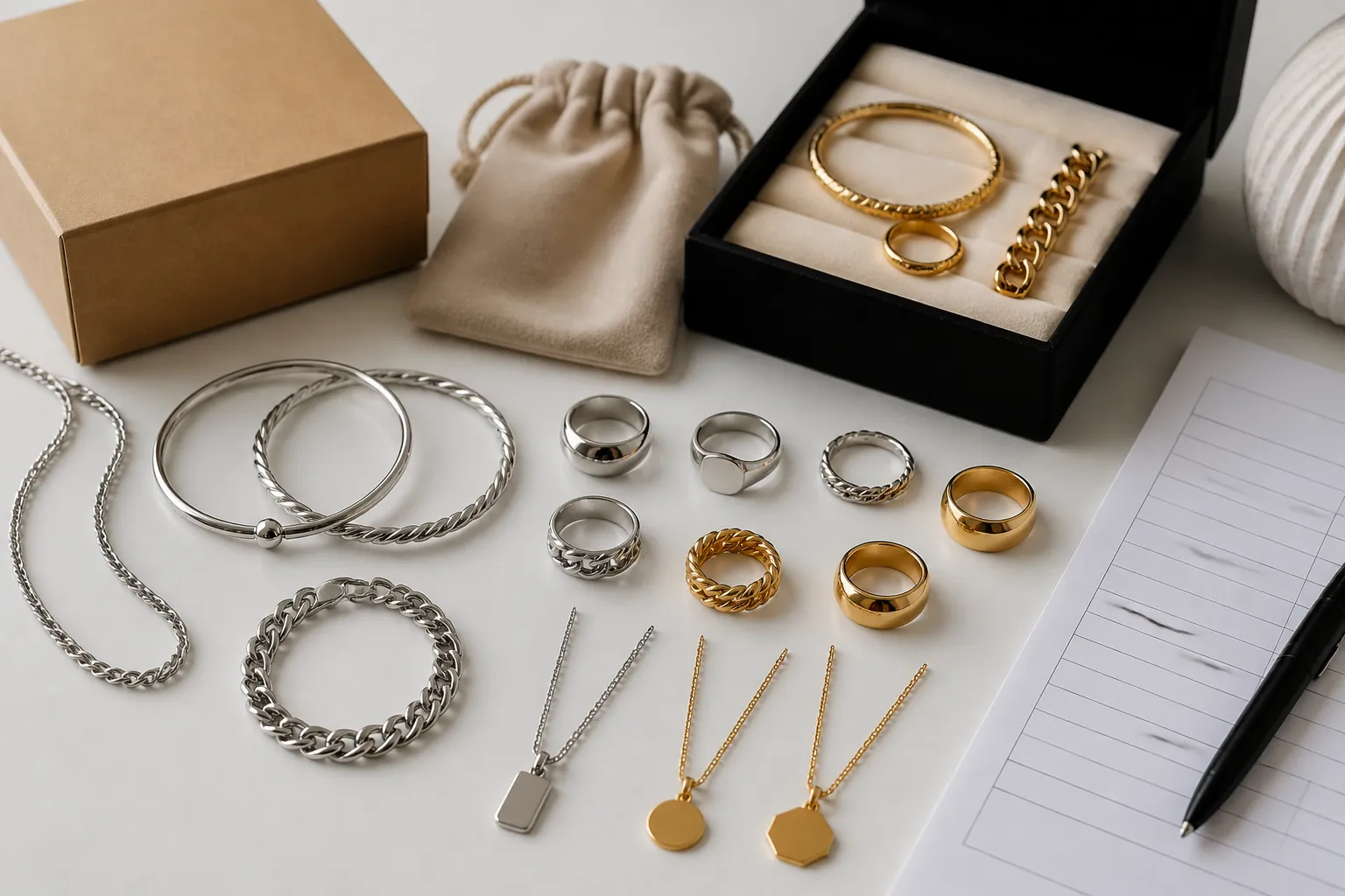 Grossiste Bijoux Acier Inoxydable : Les 6 Fournisseurs Clés pour Professionnels en 2026
