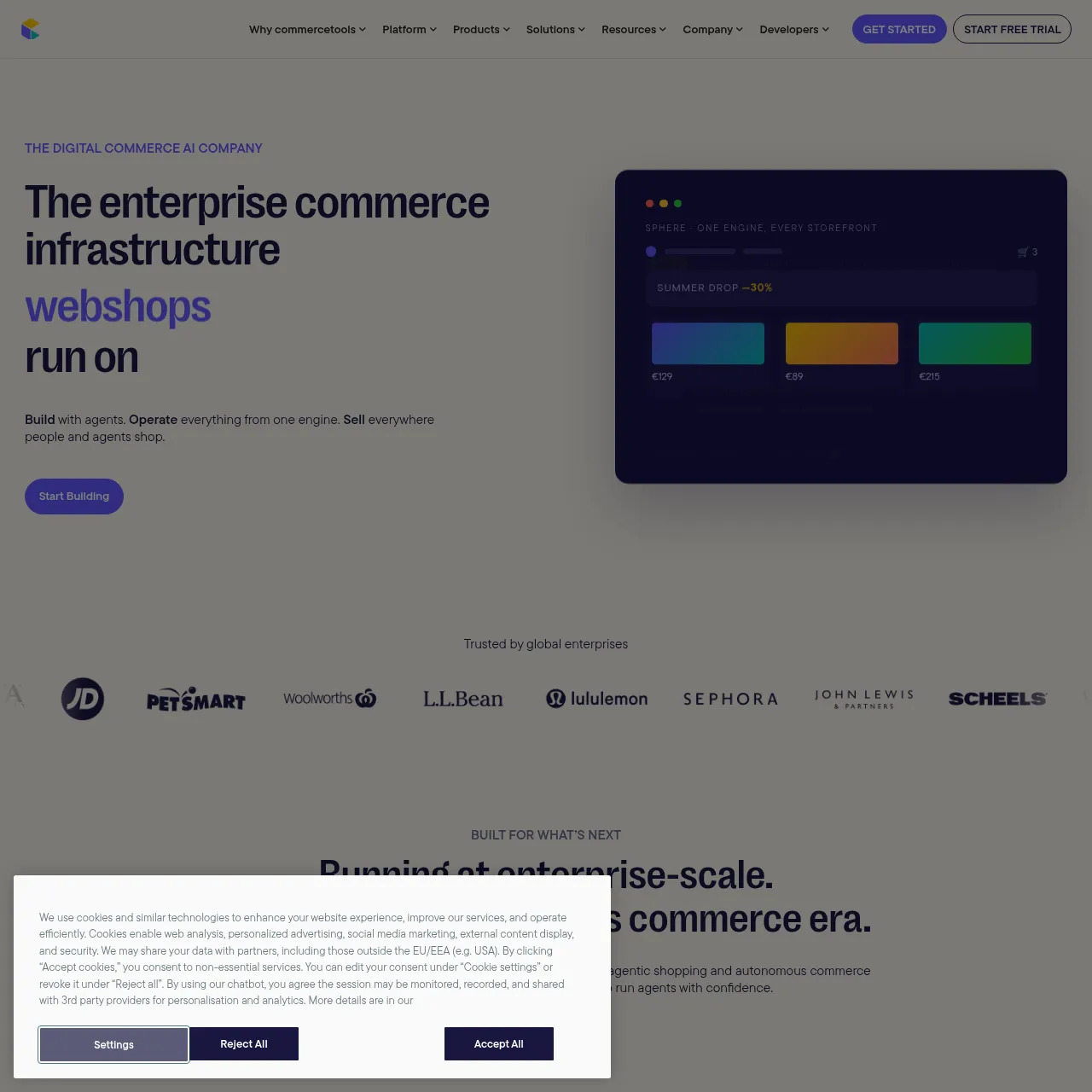 Commercetools interface