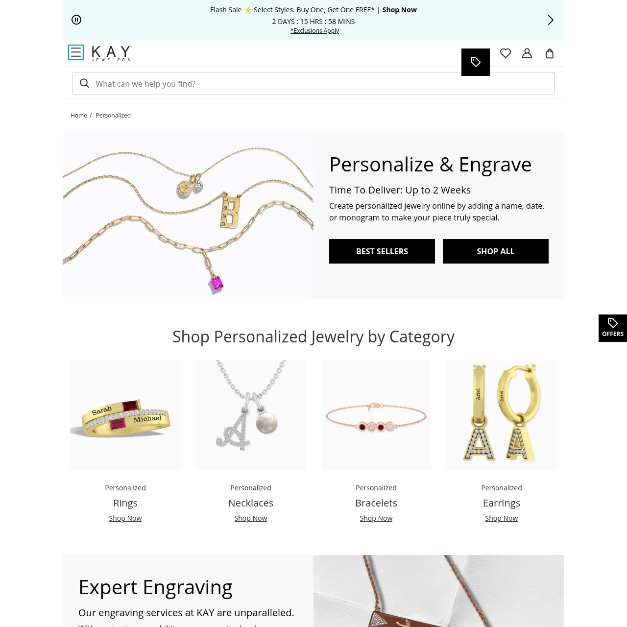 Kay Jewelers Personalized Jewelry