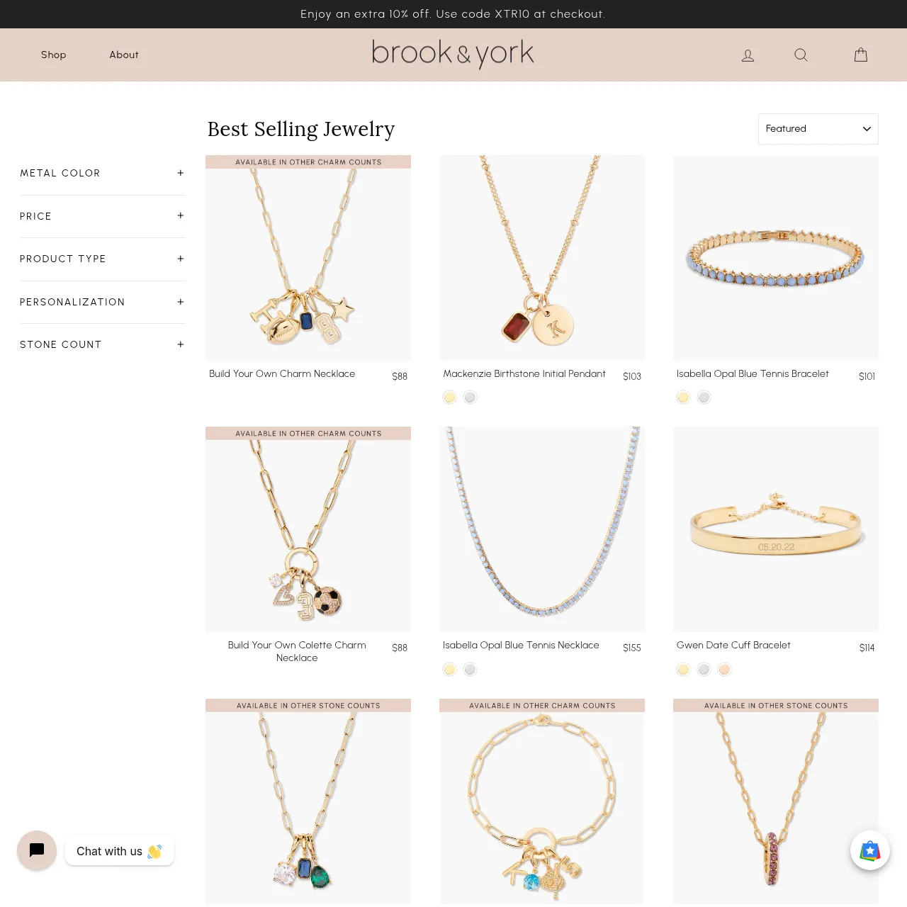 Brook & York Best-Selling Jewelry