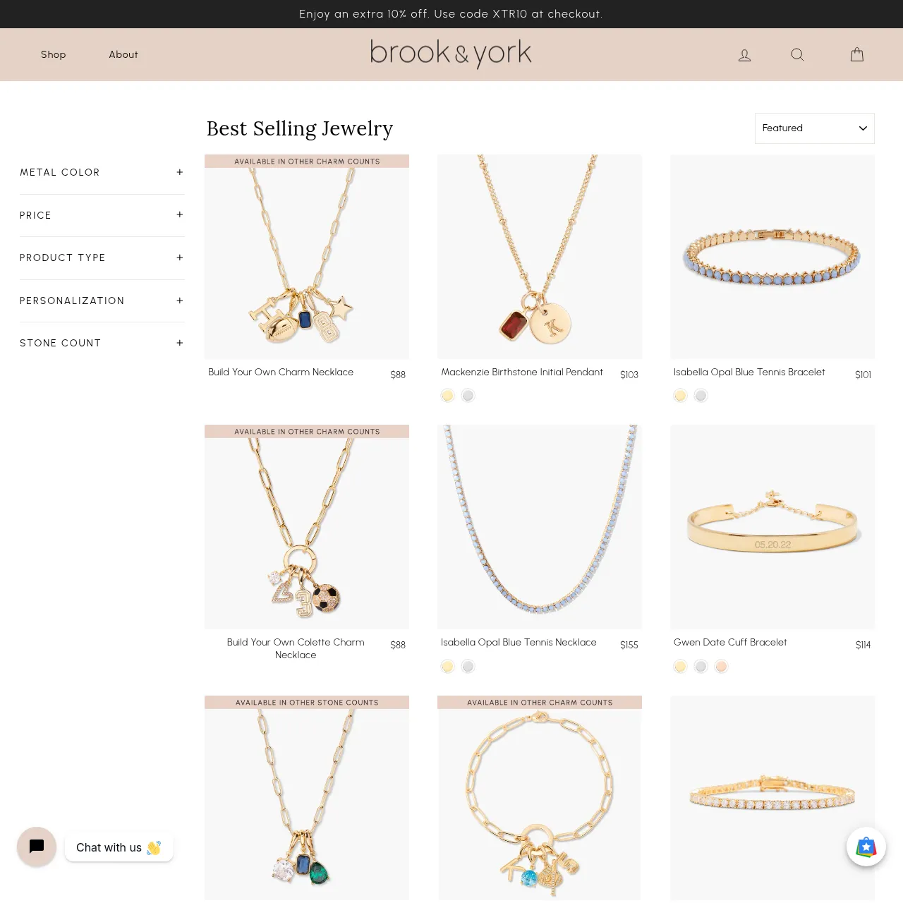 Brook & York Best Selling Jewelry collection