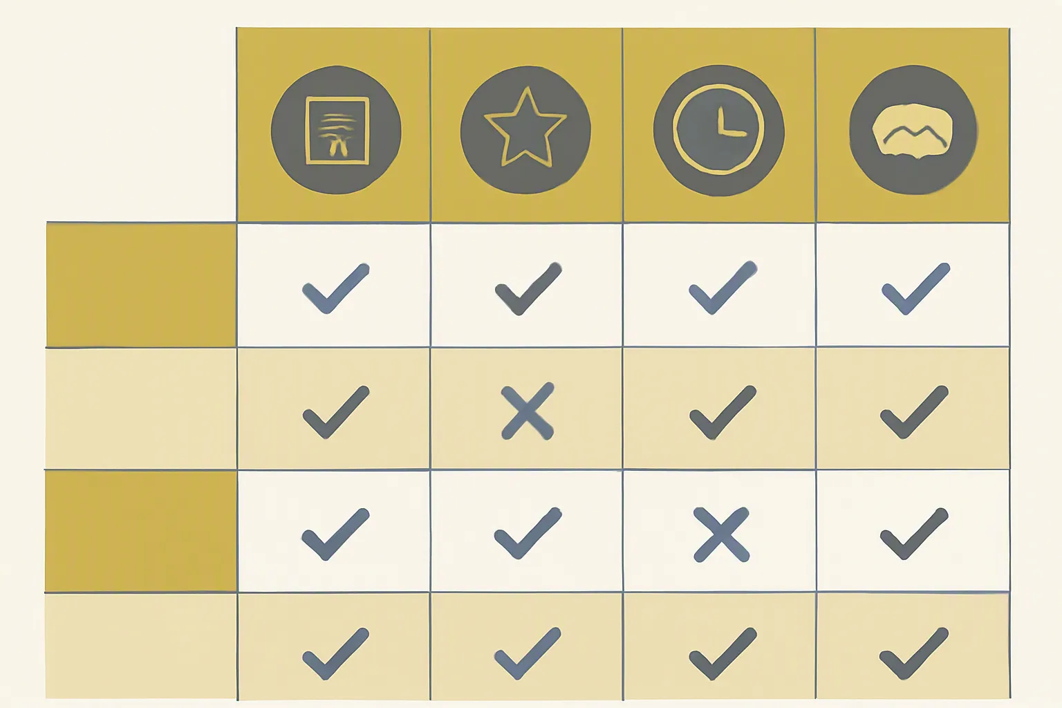 goldschmied in meiner nähe - Vergleichstabelle mit Bewertungskriterien für lokale Goldschmiede in Deutschland – Spalten: Zulassung, Spezialisierung, Materialnachweis, Lieferzeit, Sprachservice
