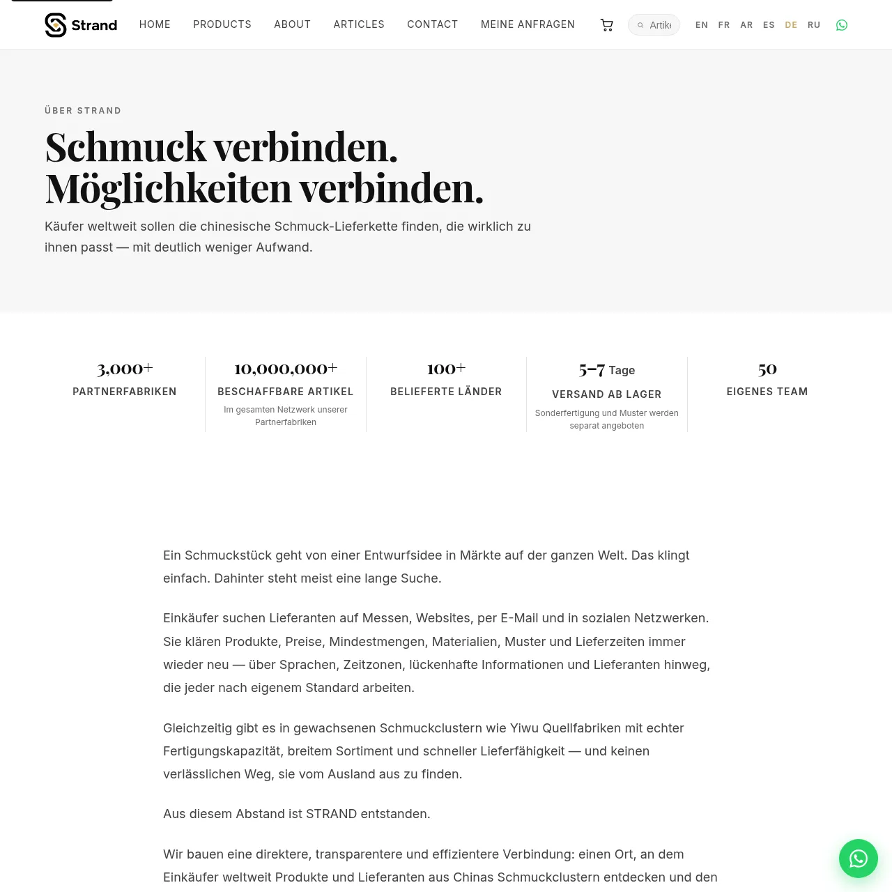 STRAND – Schmuck Großhandel und OEM aus China