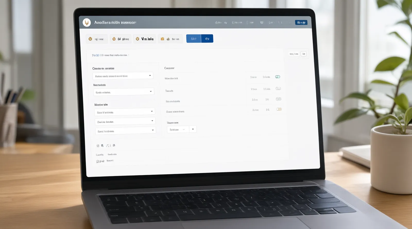 custom jewelry - Annotated UI mockup of a B2B sourcing portal showing a buyer selecting materials (rhodium-plated copper, natural stone), setting an MOQ of 12 units, and choosing EXW trade terms.